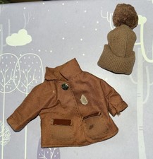 Vintage Amanda Jane Doll Brownie Dress & Bobble Hat