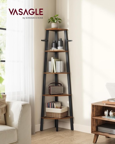 Corner bookcase tier - corner, 5