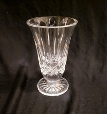 Waterford Crystal Lismore Cut Footed Flared Flower Vase 8.5in