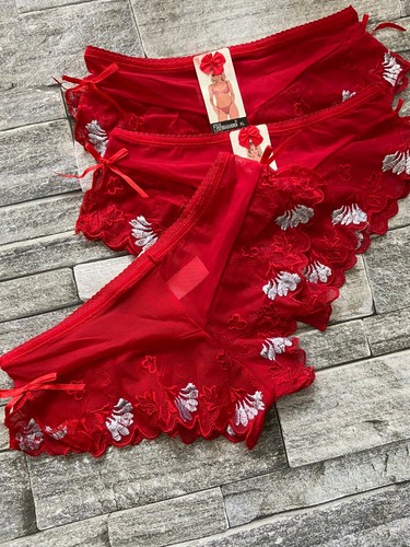 Ladies pack sexy red briefs - pack,