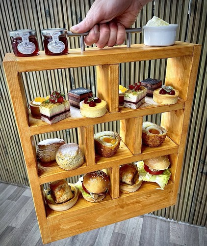 Rustic wooden afternoon - afternoon, tea