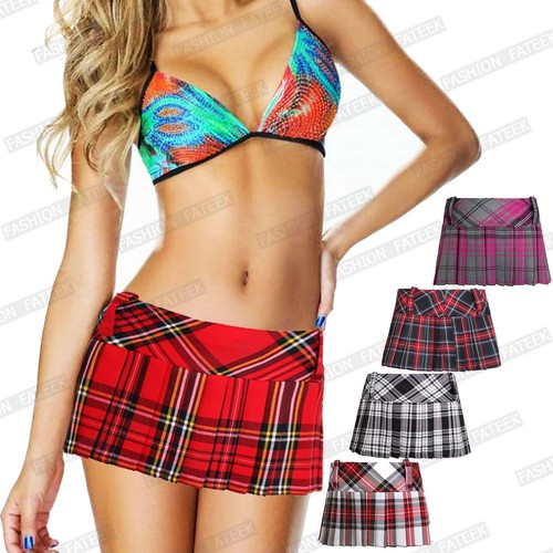 Womens girls tartan skirt - 9”,