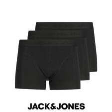 Jack & Jones Mens Boxer 3 Pack Trunks Multipack Underwear for Men UK, Pack of 3