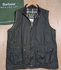 Barbour A220 Westmorland Waxed Gilet Wax Jacket Green Size XL Shooting Country