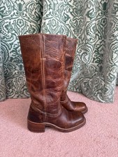 Frye Campus Boots Brown Real