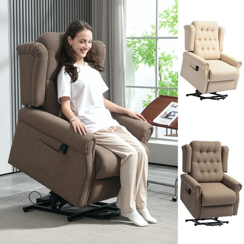 Fabric lift recliner chair - fabric,