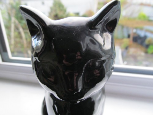 Black sylvac cat - ornament, 5