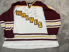 Chicago Wolves Hockey Jersey Reebok Signed Size Xl 2xl