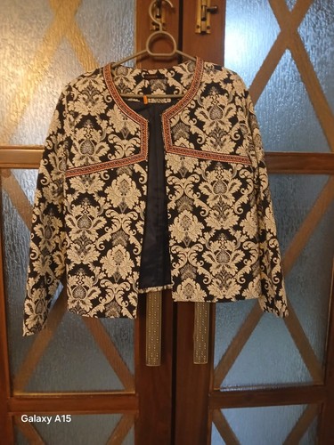 Cougar damask brocade blazer - damask,