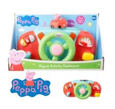 🎁 Peppa's Pig Activity Dashboard Toddler Toy Car Steering Wheel New Sound Light