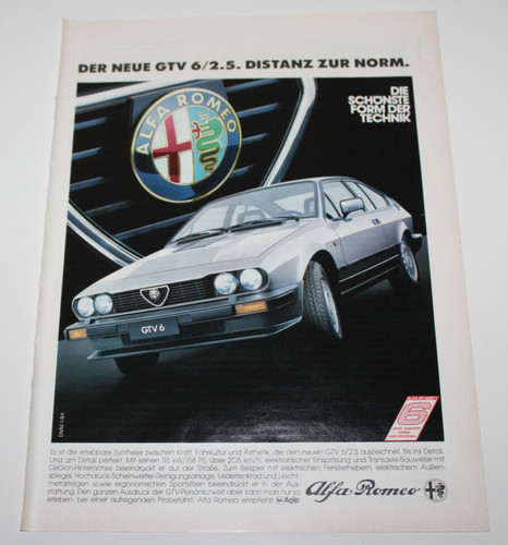 Advertising alfa romeo - advertising, gtv