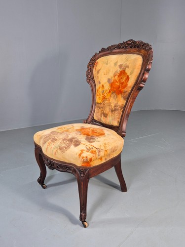Antique mahogany balloon back - antique,
