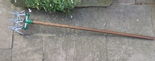 Vintage hand tiller hoe - hand,