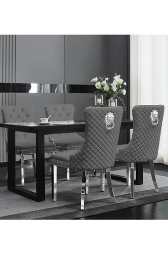 Set plush velvet - of, dining