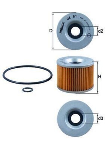 Oil filter mahle - mahle, kawasaki