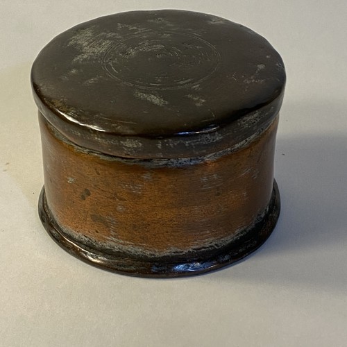Antique hand made tin - antique, copper