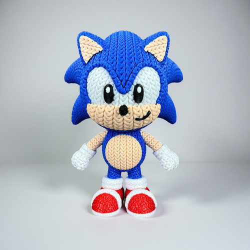 Knitted design 3d printed - knitted,