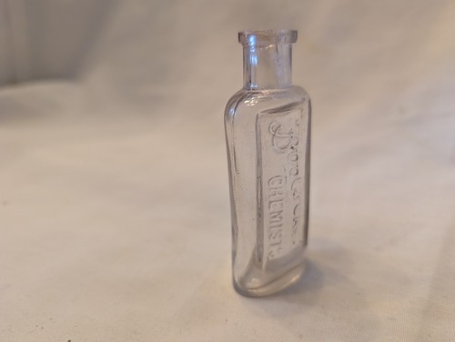 Antique glass bottle boots - bottle, "boots