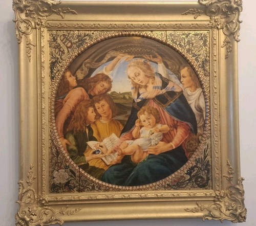 Antique madonna child - madonna, after