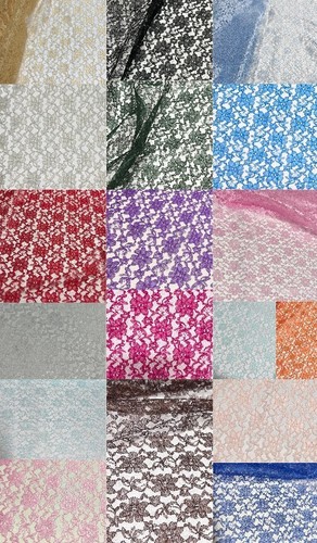 Light weight floral raschel - light,