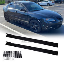 78.7'' Side Skirt Extension Lip Rocker Panel For Mazda 3 5 6 Speed3 Hatchback