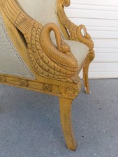 Carved Wings Lounge Chair Swan