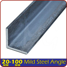 Mild Steel Angle Section 20mm 25mm 30mm 40mm 50mm 100mm   90 degree L bracket...