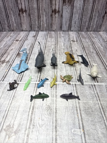 Pvc sea animals - pvc, lot