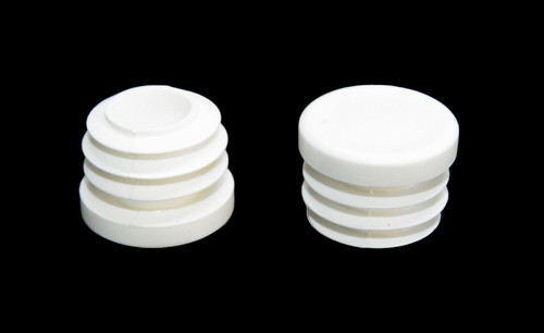 Round end caps plastic - mm,