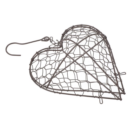 Hanging wire heart - hanging,