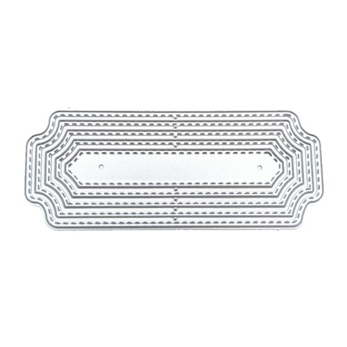 Metal cutting dies tag shape - dies,