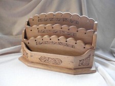 HAND CARVED WOODEN ADJUSTABLE