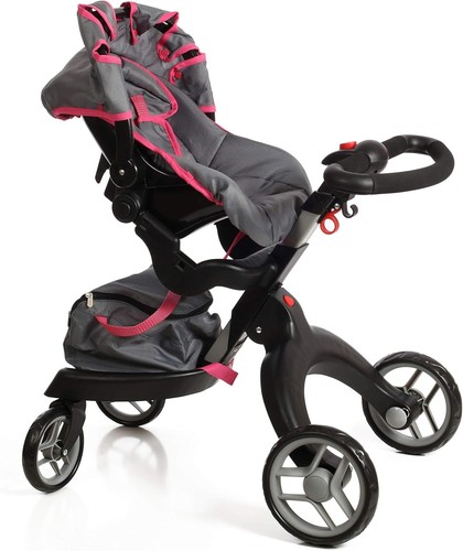 Doll stroller with swiveling - stroller,