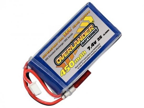450mah 35c lipo - 450mah, 7.4v