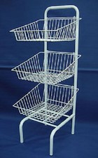3 x Wire Basket Freestanding