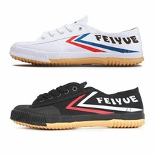 White/Black Feiyue Shoes for