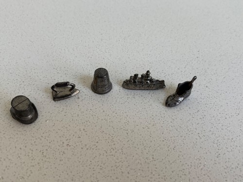 Vintage monopoly pieces - monopoly,