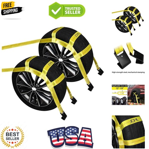 Tow dolly basket - tow, straps