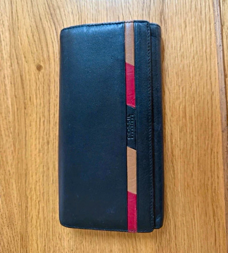 Fossil black soft - fossil, leather