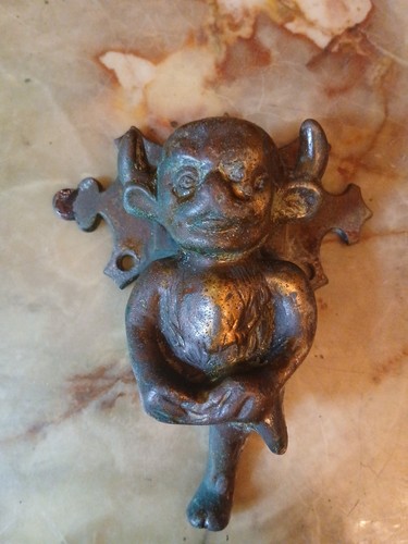 Antiqu solid brass lincoln imp - lincoln,