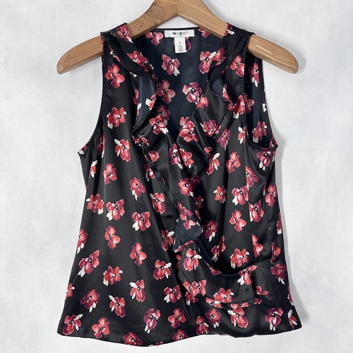 Whbm sleeveless satin pink - whbm,