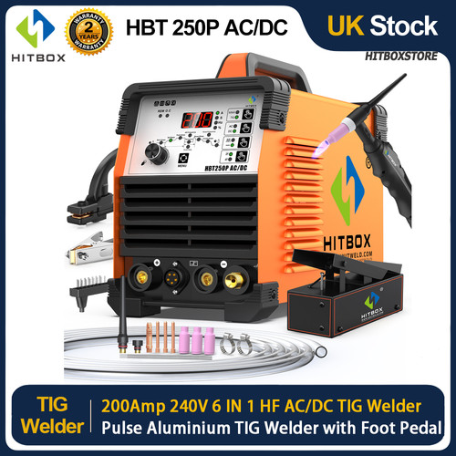 200amp pulse tig welder - 200amp, ac/dc