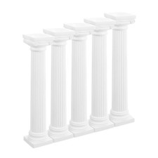  5 Pcs Roman Column Statue Weddings Decorative Columns Pillars Artistic