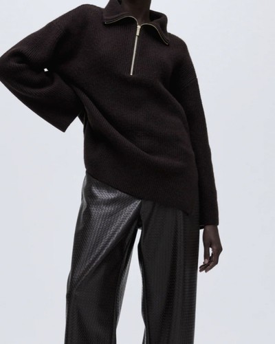 Rrp brown wool blend - £37,
