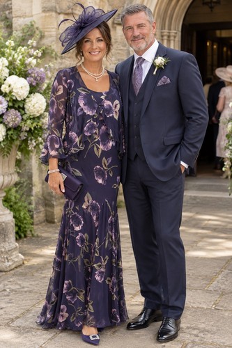 Chesca purple floral maxi - chesca,
