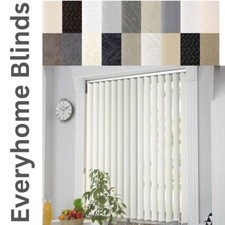 PVC BLACKOUT Replacement Vertical Blind Slats Print Pattern Fabrics 89mm (3.5")