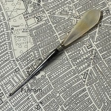 Vintage Crochet Hook Mother Of Pearl Handle