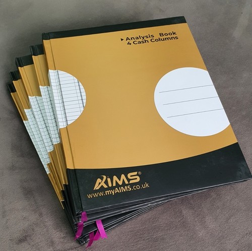 Cash analysis book - cash,