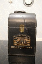 Vintage Chateau Leather Wooden