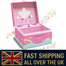 Musical Jewellery Box - Unicorn Jewellery Box for Girls - Kids Music